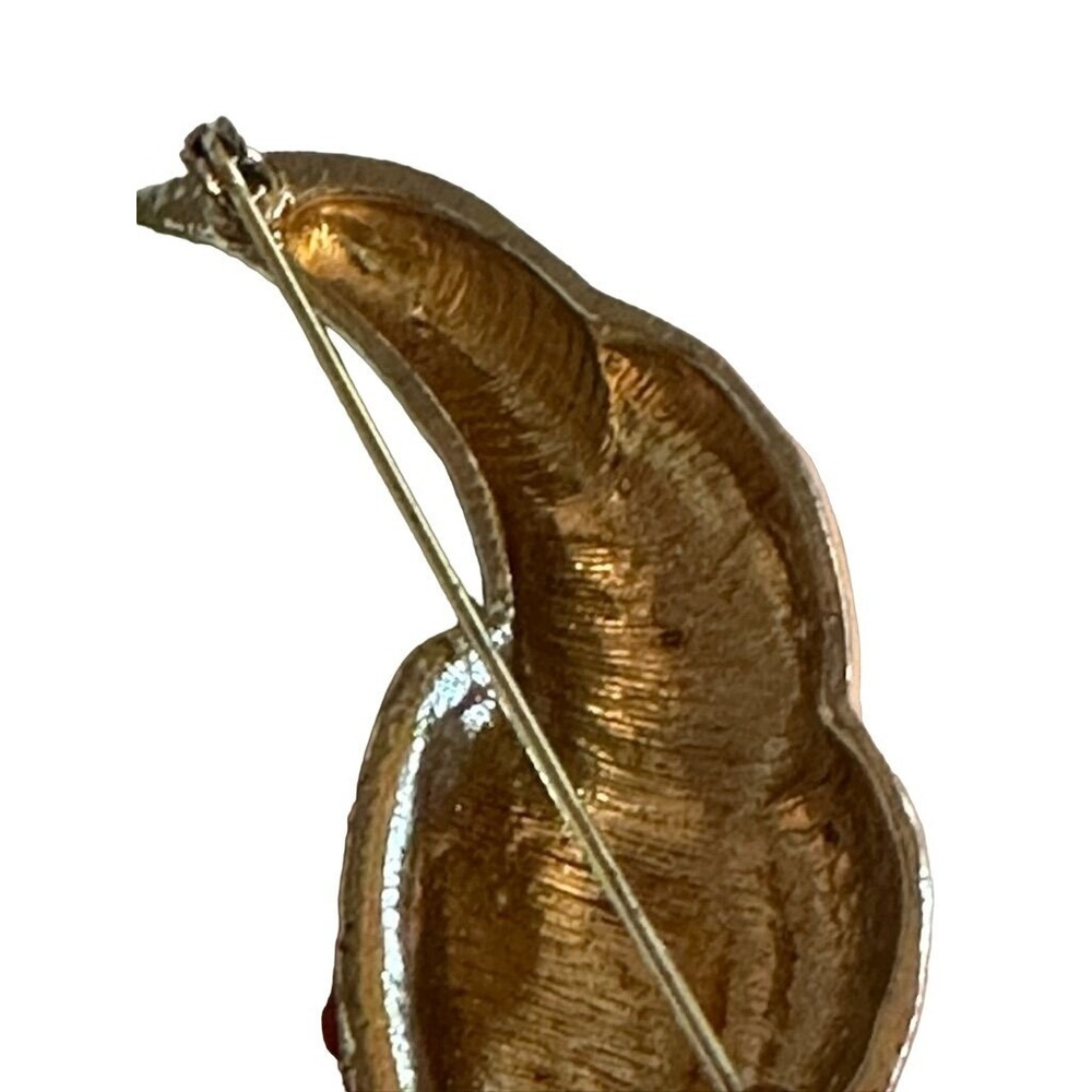 Unbranded Brooch Multicolor Toucan Bird Tropical‎ Enamel Beaded Gold Tone Pin - Picture 6 of 6